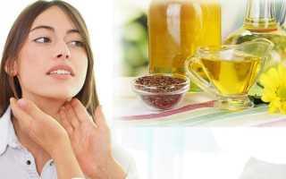 Льняное масло — лечение щитовидной железы